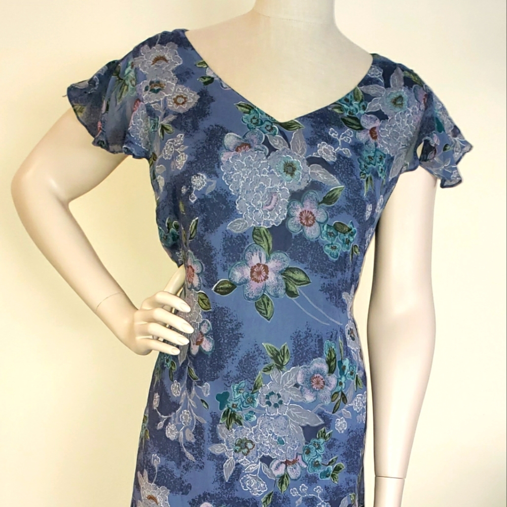 All That Jazz tie waist floral maxi dress